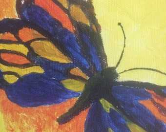 Butterfly acrylic on canvas