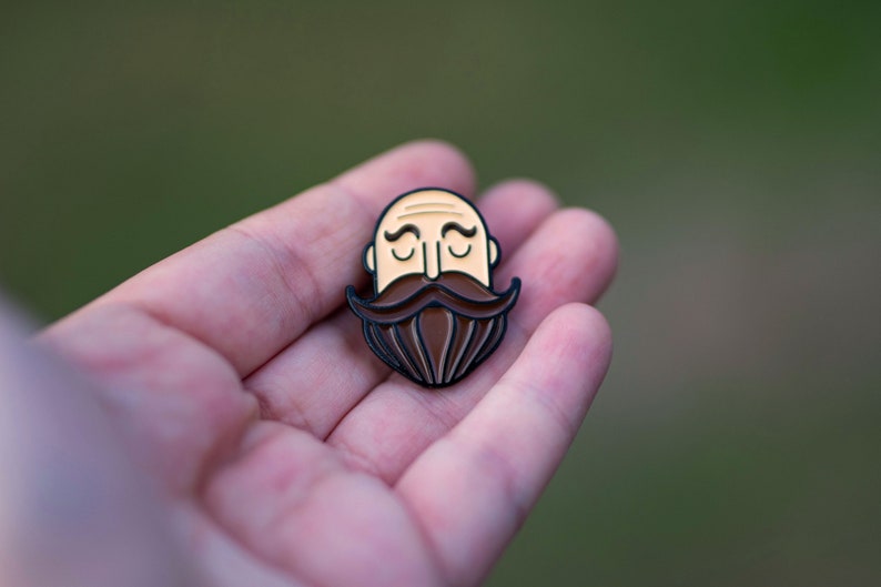 Movember No Shave November Enamel Pins Soft Enamel image 9