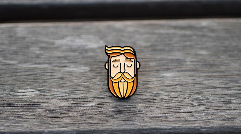 Movember No Shave November Enamel Pins Soft Enamel image 6