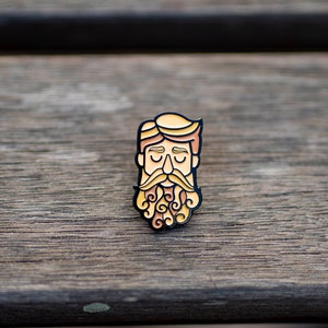 Movember No Shave November Enamel Pins Soft Enamel image 8