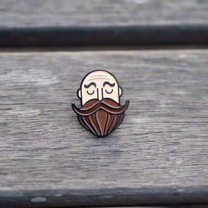 Movember No Shave November Enamel Pins Soft Enamel image 10