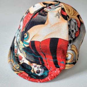 Pin Ups Welding Cap Custom Cotton Welders Beanie Hood Helmet Hardhat Liner Fitter Soft Panel Reversible Cap Weld Accessory Gift for Welder