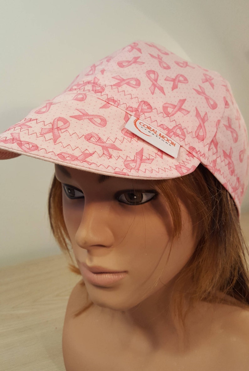 Casquette Octobre Rose Sensibilisation Cancer Du Sein - Unisexe, Réglable, Coton, Broderie Rose Symbolique