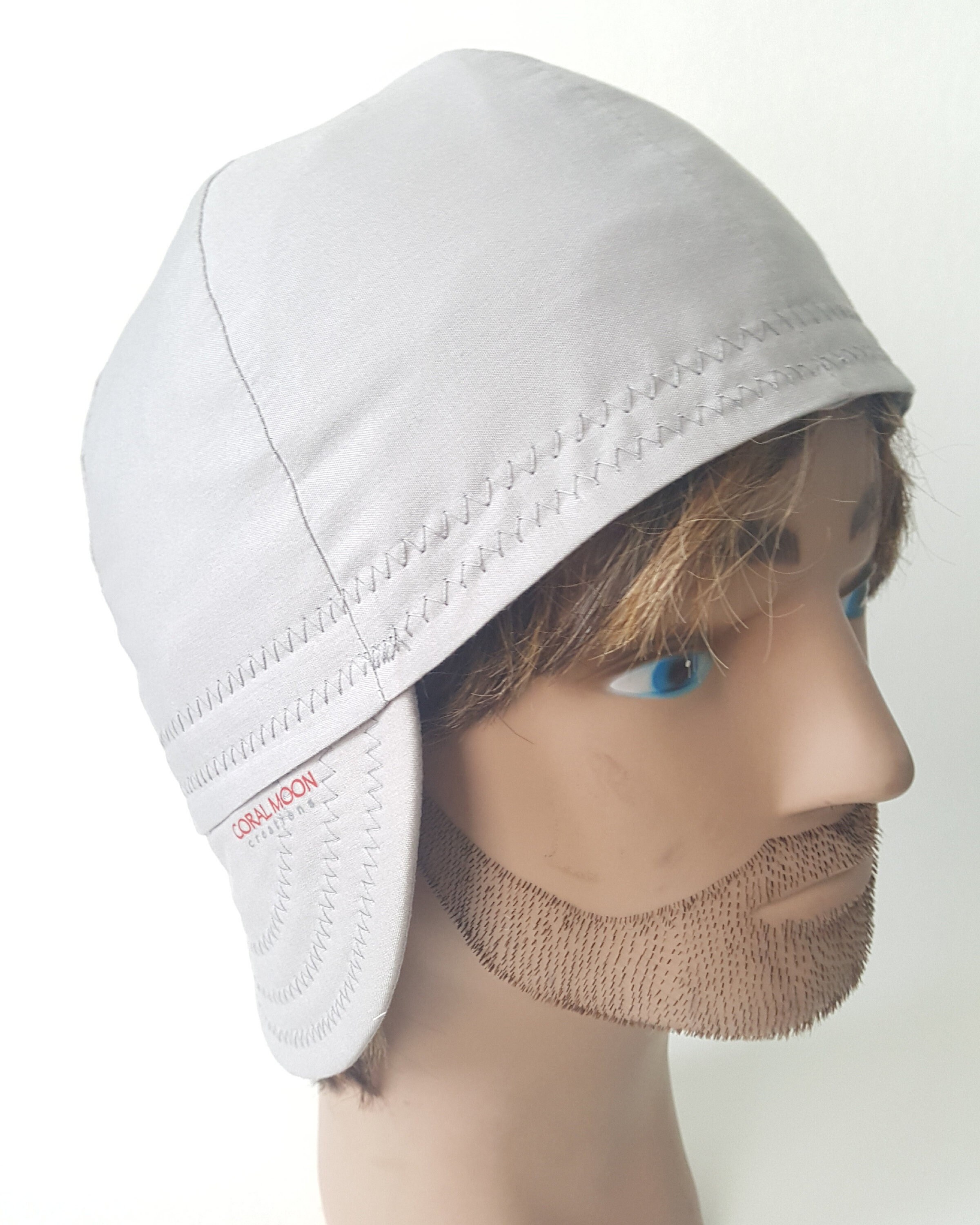 Welding Cap Gray Custom Welders Hat 
