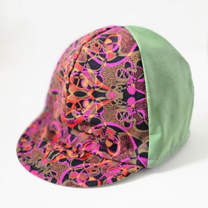 Crazy Paisley Reversible Cap, Welding Cap, Cycling Cap, Welder's Hat, Bike Cap, Fitter's Cap, Soft Panel Cap, Custom Cap, Cotton Cap, Unisex