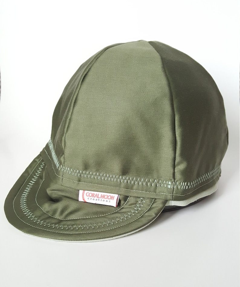 Blue Paisley//Black Bikers Caps Welders Hats Welding Cap Cotton.