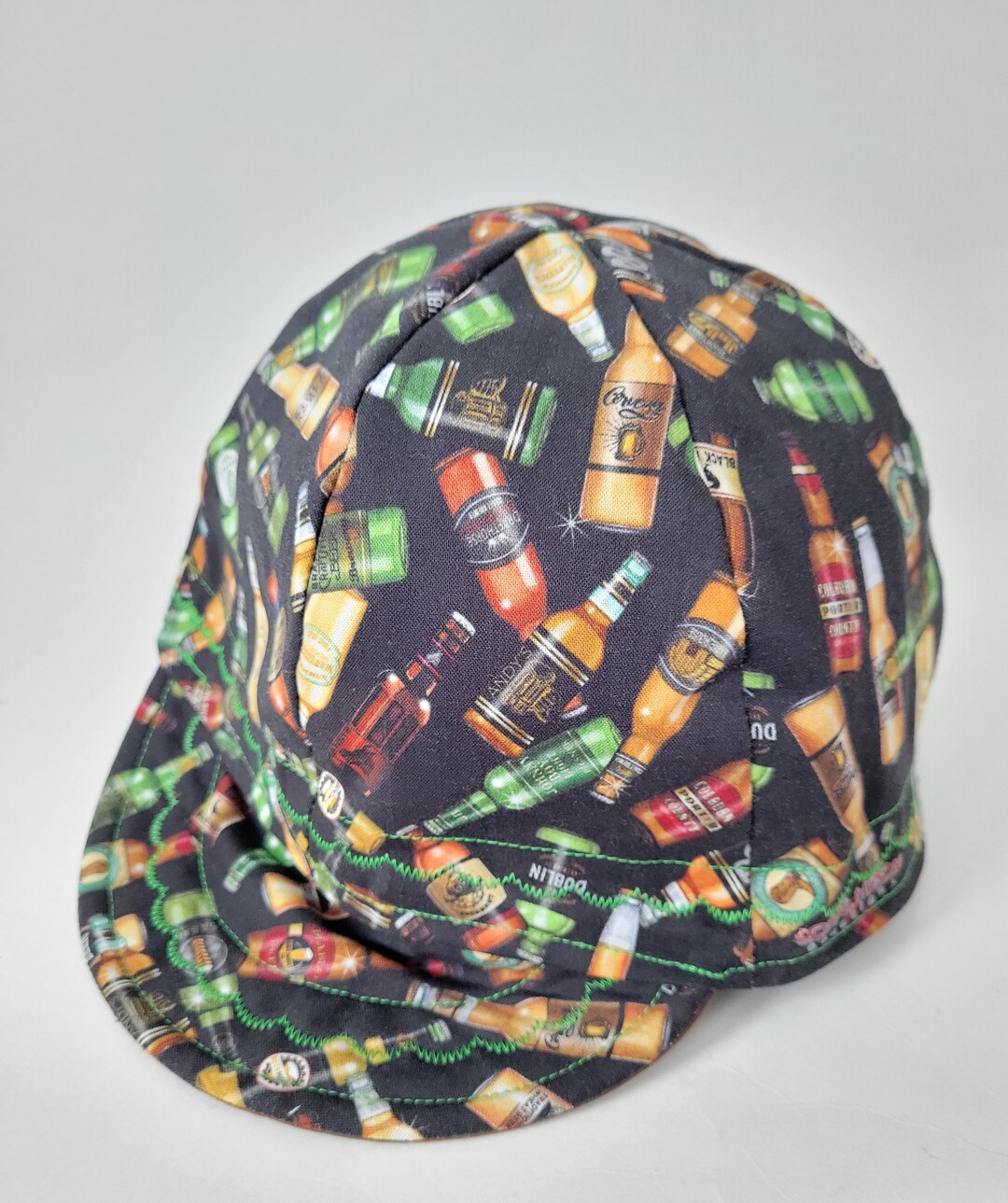 Custom Cotton Welder Cap, Novelty Beer Welding Cap, Hood Helmet Hardhat