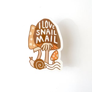 I love Snail Mail Vinyl Sticker