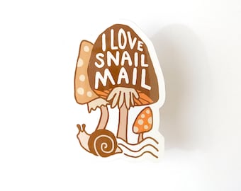 I love Snail Mail Vinyl Sticker