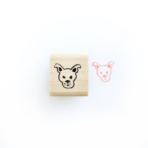 Dog Rubber Stamp, Mini Dog Rubber Stamp, Animal Mini Stamp