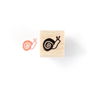 Timbro in gomma a forma di lumaca, mini timbro in gomma a forma di lumaca, mini timbro per posta ordinaria