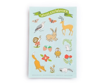 Woodland Wonder Sticker Sheet