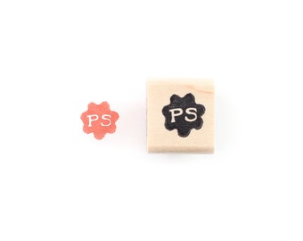 PS Stempel, Post Script Brief schreiben Stempel, Brieffreundschaft Stempel