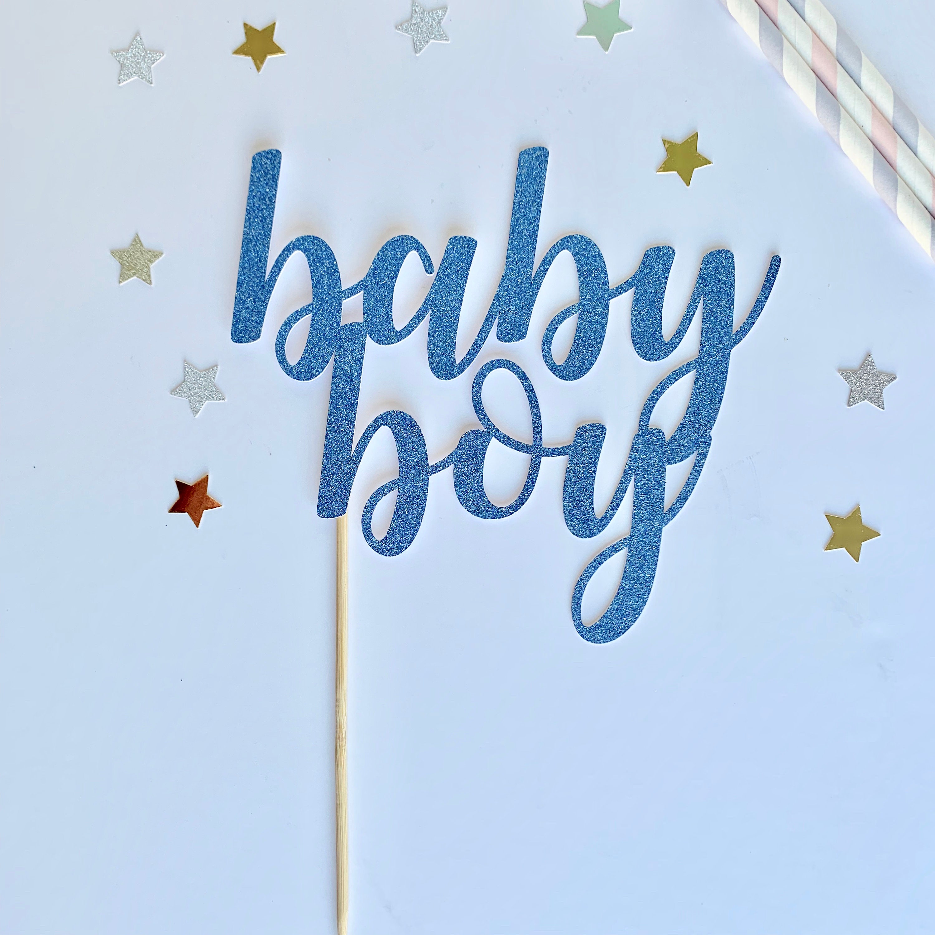 Baby Boy Cake Topper Baby Shower Cake Topper Baby Boy Etsy