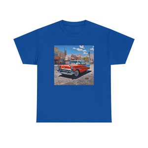 Classic 1957 Chevy T-Shirt, Vintage Car Tee, Retro Car Gift, Chevrolet Shirt, Car Enthusiast Gift
