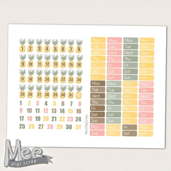 1794~~Fall Leaf Date Cover Planner Stickers.