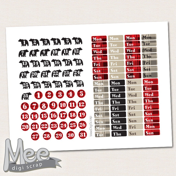 Christmas date cover stickersChristmas countdown Printable planner stickersMonthly date coversMini Date CoversPersonal Planner Stickers