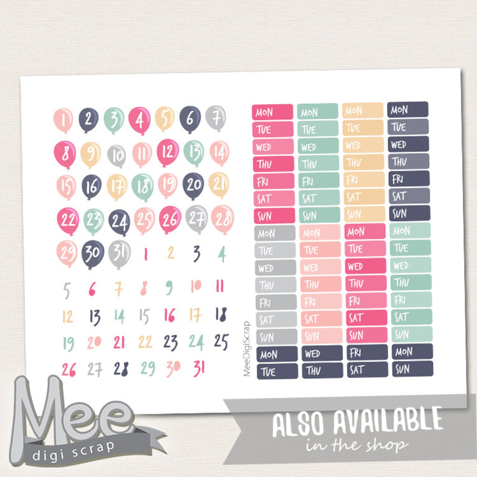 Printable Washi Tapeprintable Washi Stickersparty Masking - Etsy
