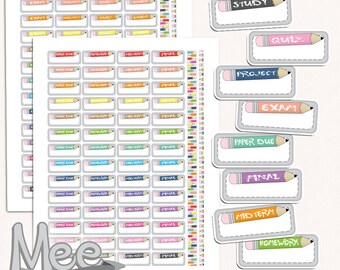 College Planner Stickers - Etsy