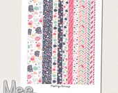 Printable Washi Tapeprintable Washi Stickersparty Masking - Etsy