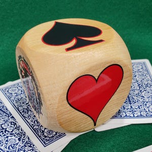 Indicador de madera para el palo Trump: Marcador original del palo Trumpmendous para juegos de cartas (6,35 cm)