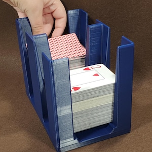 12-Deck Playing Card Tray: Canasta, Samba, Hand & Foot Card Games