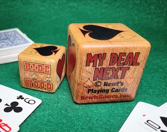 HideWood Trump Marker: Wooden Card Game Indicator, Made in USA