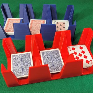 9-Deck Playing Card Tray: Canasta, Hand & Foot, Samba - Made in USA