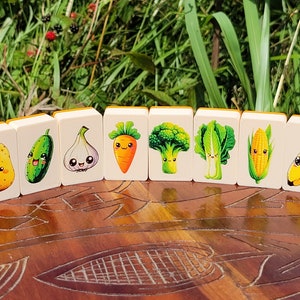 Fruit & Veggie Mahjong Tile Game: Seaside Escape, Made in USA image 8