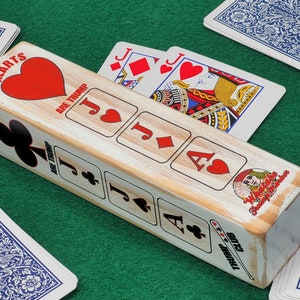 Euchre Suited Trump Club: Wood, Card Ranking Indicator - Made in USA - Etsy