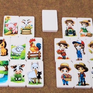 Chibi Farm Character Mahjong Tile Game: Seaside Escape, Memory Match - Made in USA bild 4