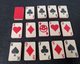 Poker Mahjong Tiles: Play your favorite playing card games, 56 Tiles