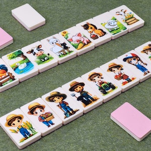 Chibi Farm Character Mahjong Tile Game: Seaside Escape, Memory Match - Made in USA bild 3