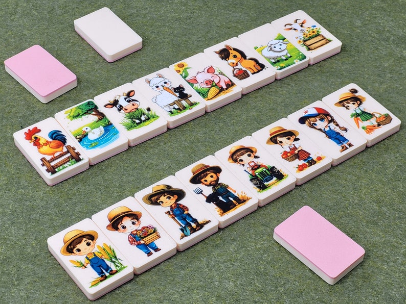 Chibi Farm Character Mahjong Tile Game: Seaside Escape, Memory Match - Made in USA bild 3