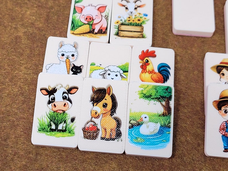 Chibi Farm Character Mahjong Tile Game: Seaside Escape, Memory Match - Made in USA bild 5