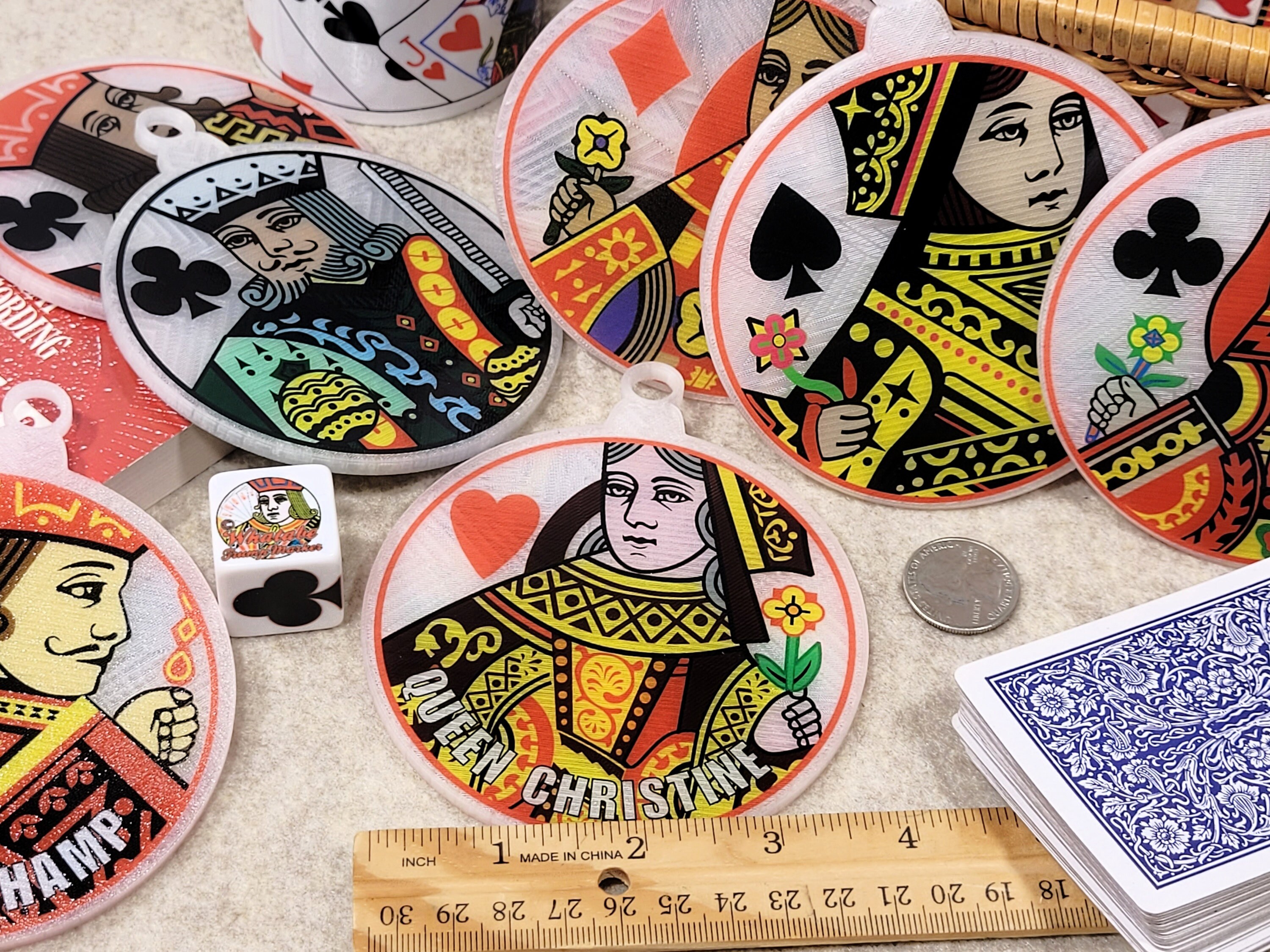 Playing Card Christmas Ornament: Custom Poker, Canasta, or Pinochle ...