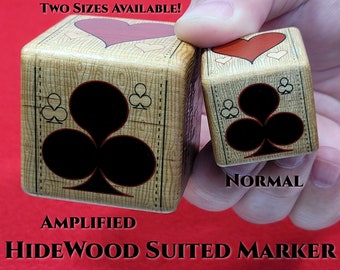 HideWood Trump Marker: Wooden Card Game Indicator, Made in USA