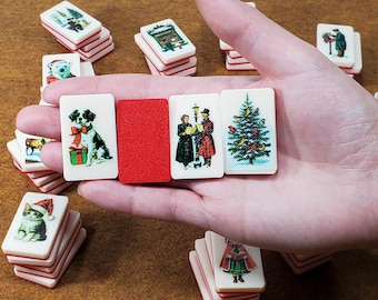 Christmas Mahjong Tile Game: Seaside Escape, Memory Match - Made in USA