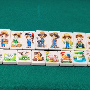 Chibi Farm Character Mahjong Tile Game: Seaside Escape, Memory Match - Made in USA bild 7
