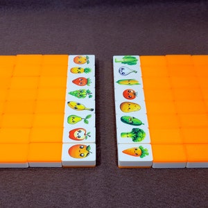 Fruit & Veggie Mahjong Tile Game: Seaside Escape, Made in USA image 3