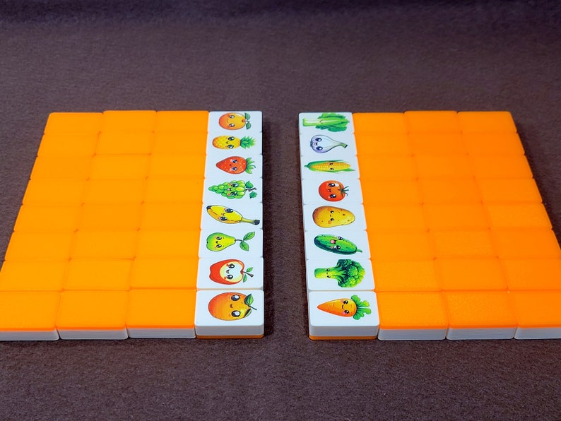 Fruit & Veggie Mahjong Tile Game: Seaside Escape, Made in USA image 3