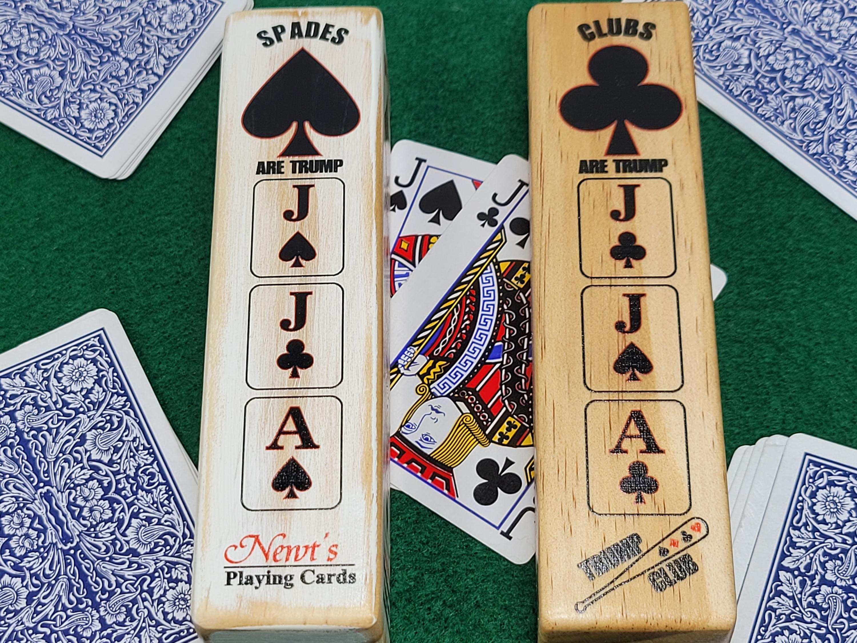 Euchre Trump Club: Wood Card Ranking Indicator - Made in USA Euchre Trump Club: Wood Card Ranking Indicator - Made in USA