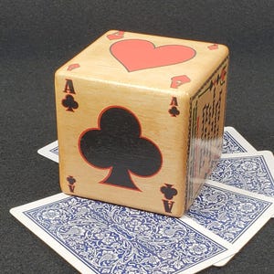 Euchre Trump Marker: One Big Ace Card Suit, Raise Hell Design