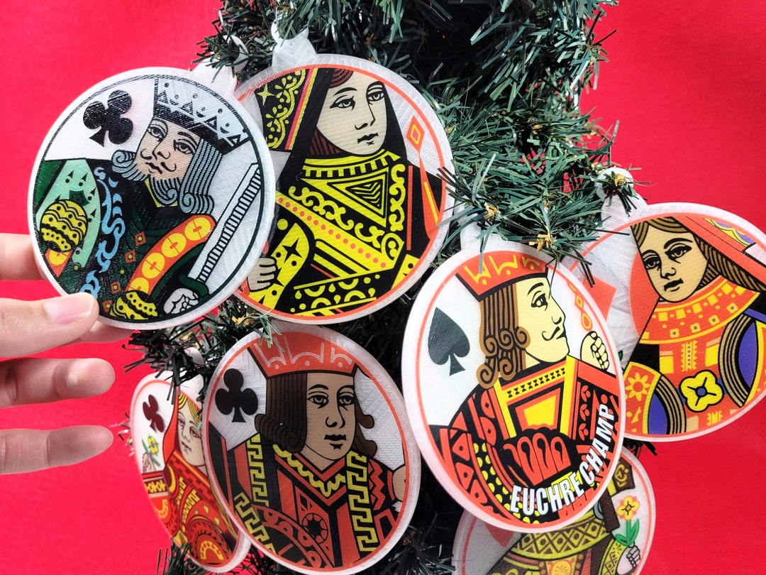 Personalized Playing Card Ornament Custom Wall, Door or Christmas Tree ...
