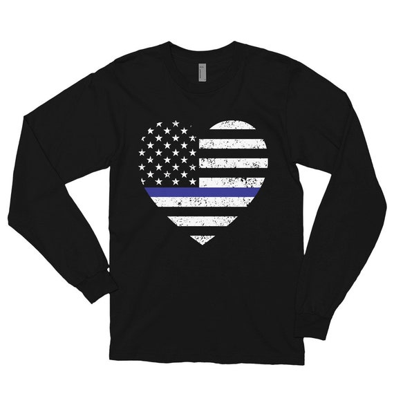 Thin Blue Line Matter Sweatshirt Women American Flag Heart Police Tops Back the Blue Womens Shirt Police Officer Shirts Thin Blue Line Matter Sweatshirt Women American Flag Heart Police Tops Back the Blue Womens Shirt Police Officer Shirts