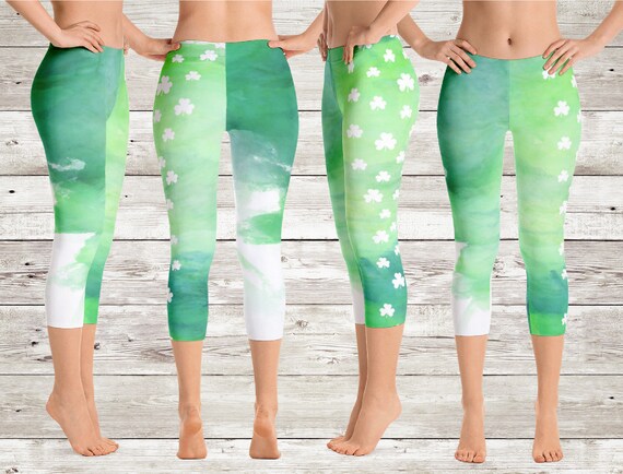 St Patrick's Day Workout Leggings