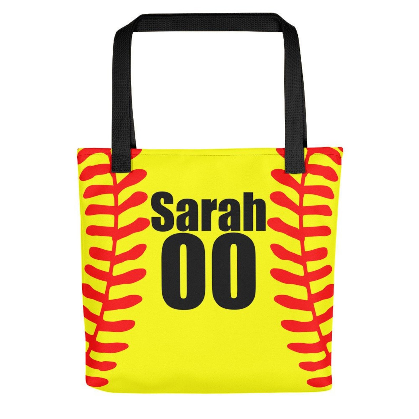 Personalized Softball Tote Bag Softball Mom Tote Custom Team Etsy