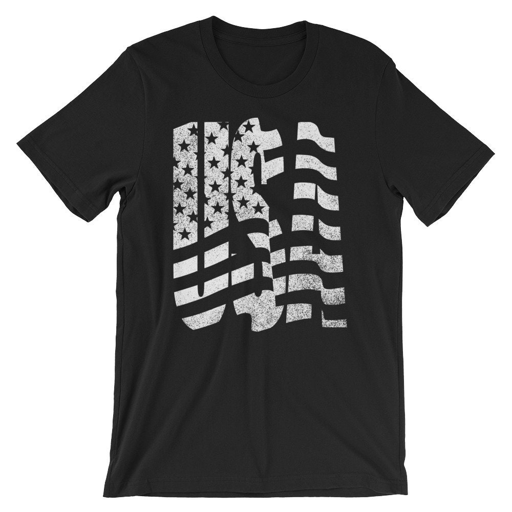 American Flag USA Short-sleeve Unisex Graphic Tee 4th of - Etsy