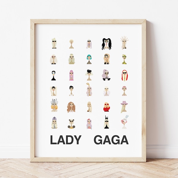 Lady Gaga Eras Digital Print