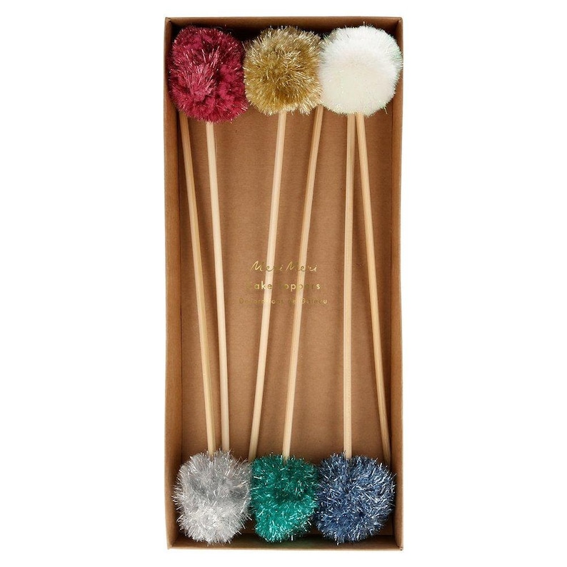 Multi Pompom Cake Toppers - Thumbnail 4